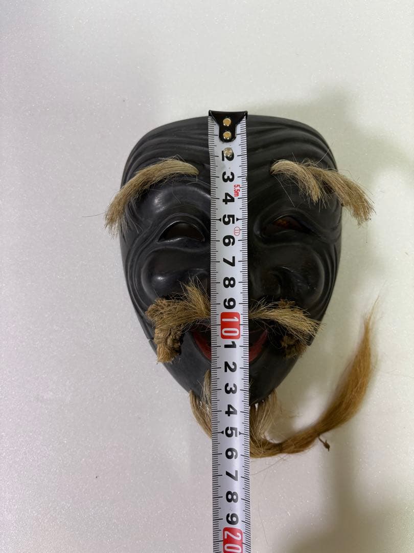 【専用】能面 黒式尉 深野陽舟 作 陽柳会会員 箱書きあり 翁面