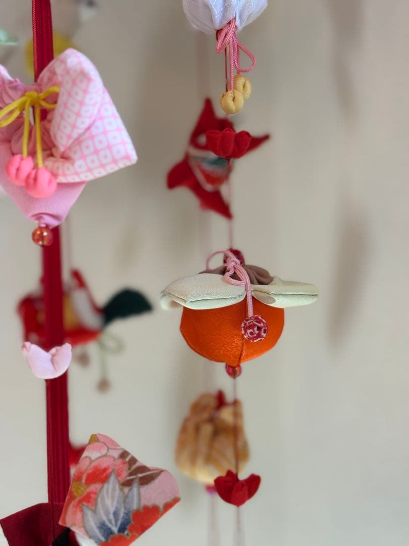 可愛いつるし雛No.174・ひな祭り・桃の節句・さげもん吊るし飾り・初節句飾り