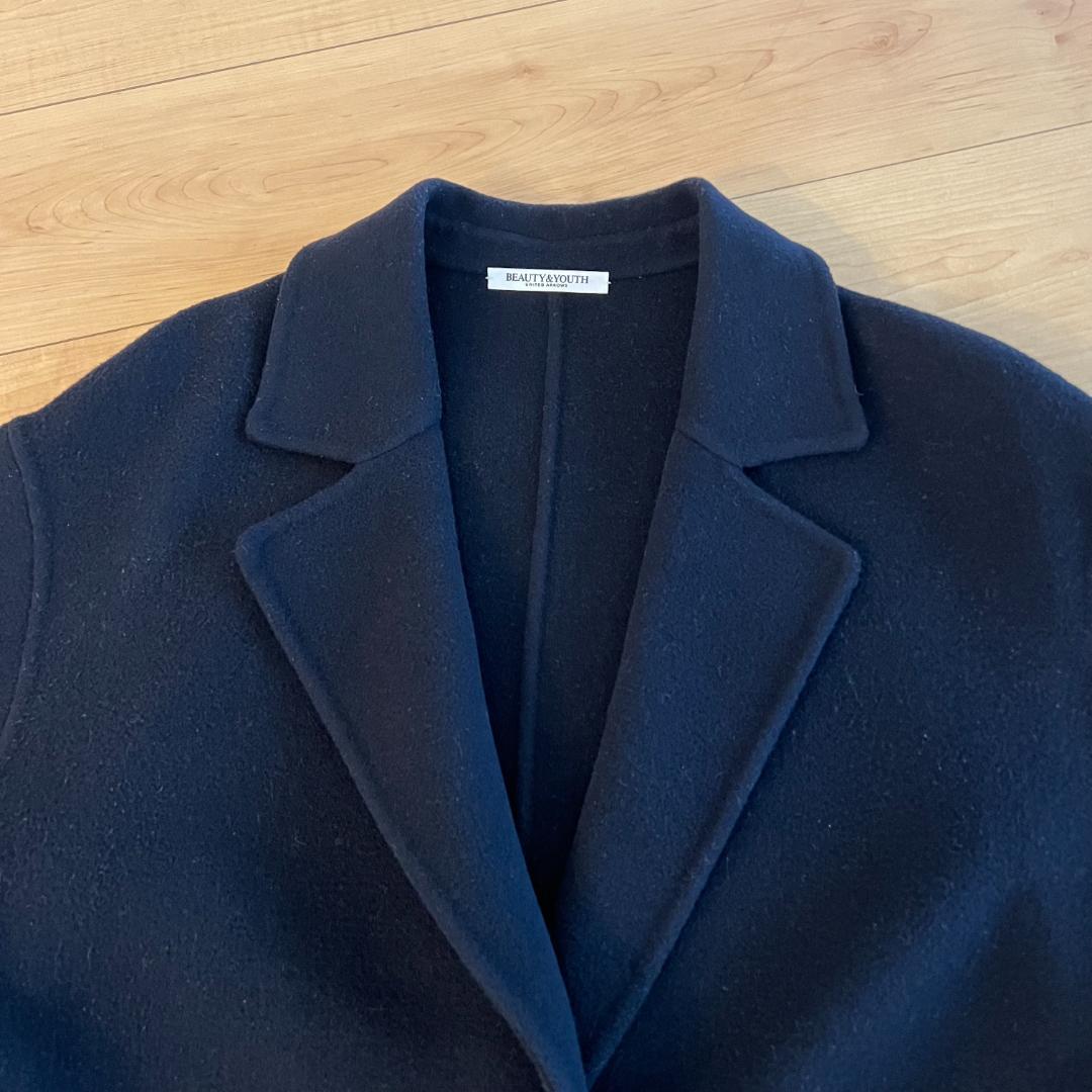 22aw Beauty & Youth テーラード ウール リバー コート M