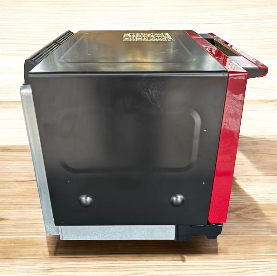 美品✨東芝 石窯ドーム ER-PD3000(R) 角皿2枚 網付 オーブンレンジ