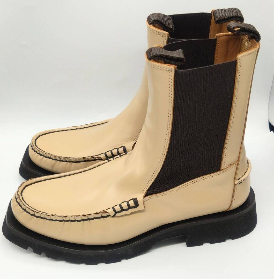 新品HEREU ヘリュー ALDA SPORT モカシン チェルシーブーツ 38