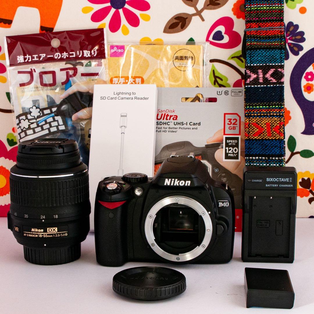 ❤️ニコンNikon D40❤️ iPhone転送❤️ショット数1561枚❤️