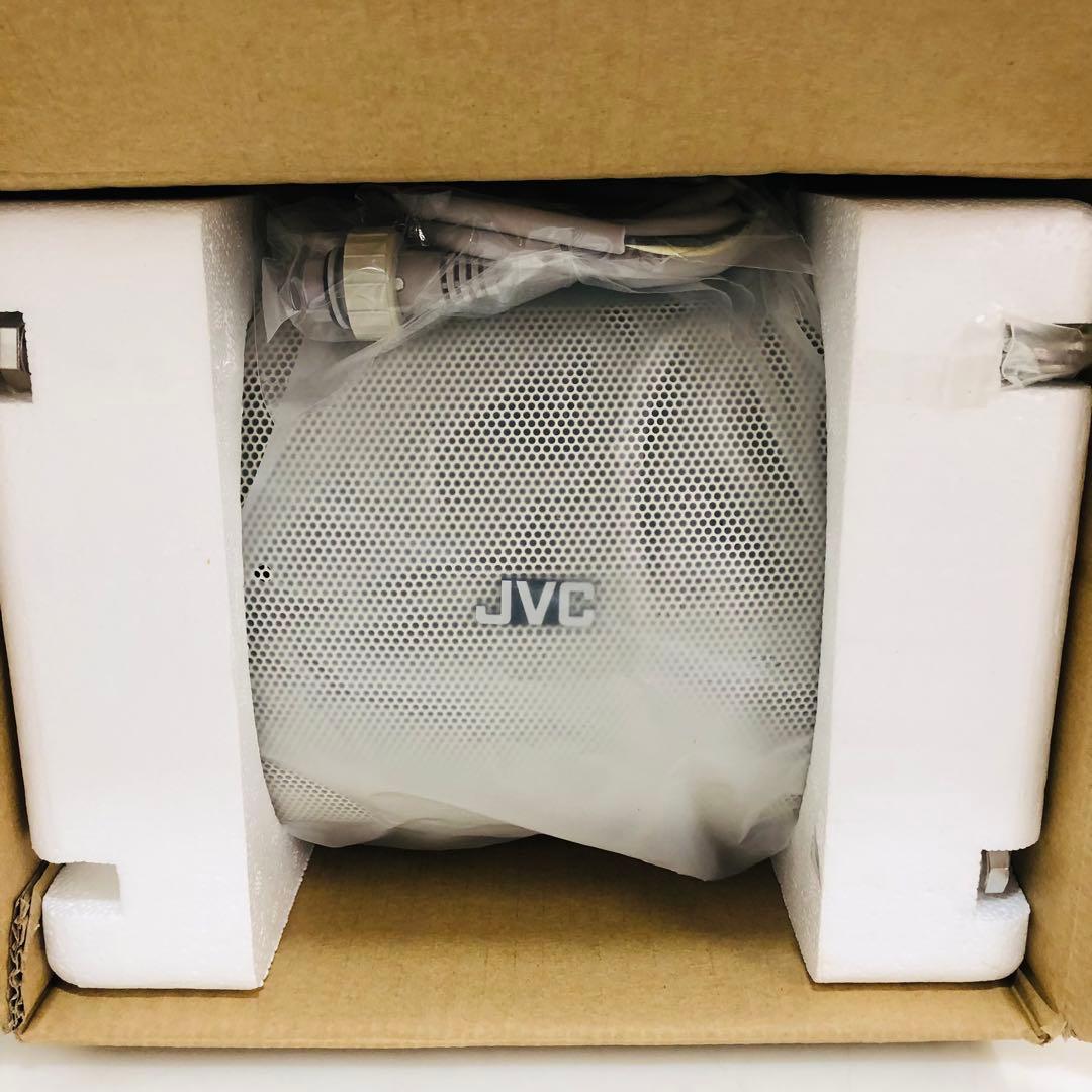 JVC 全天候型　スピーカー　PS-S112W シルバー　2018年製　③