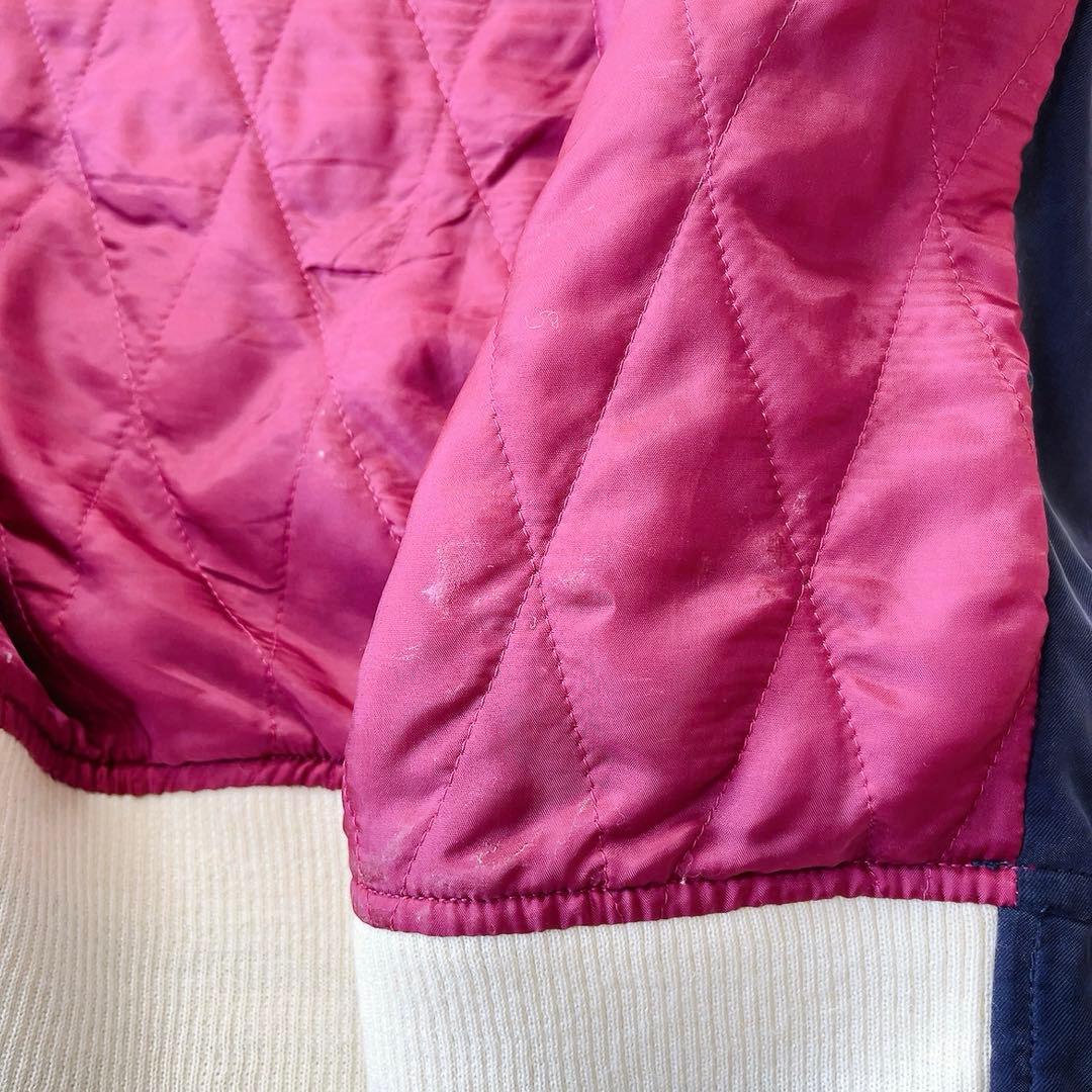 アウラ　AULA スカジャン　ビッグ刺繍　　大鹿　月　星　ネイビー　アウター