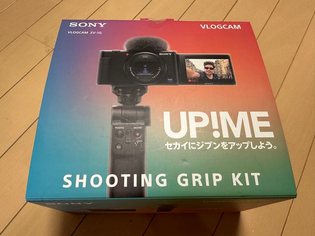 SONY VLOGCAM ZV-1 シューティンググリップ付き