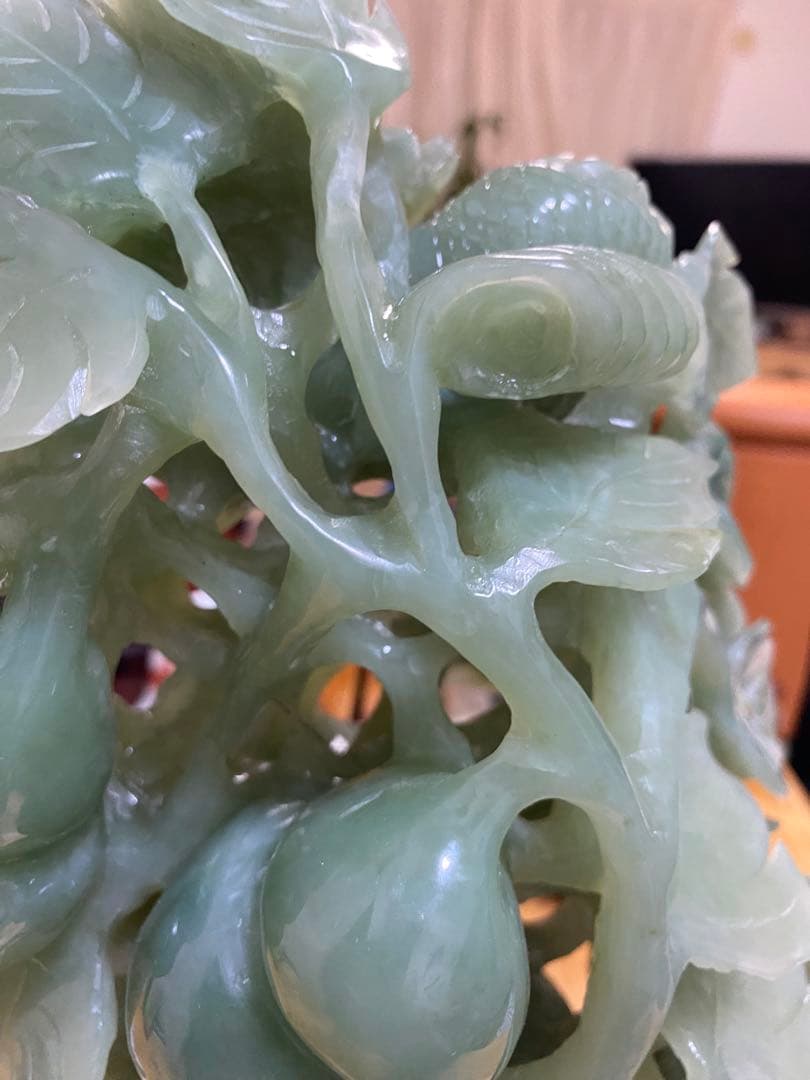 和田玉 和田碧玉 中国美術 龍と瓢箪 天然石