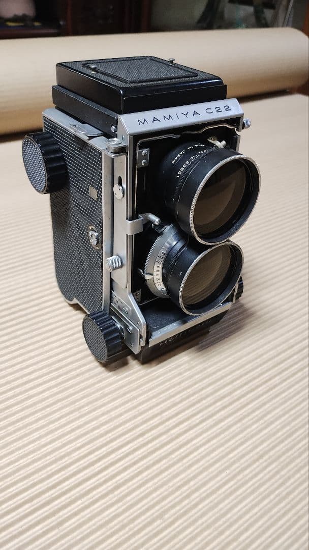 アンティークカメラ MAMIYA C22 中判カメラ ダブルレンズ