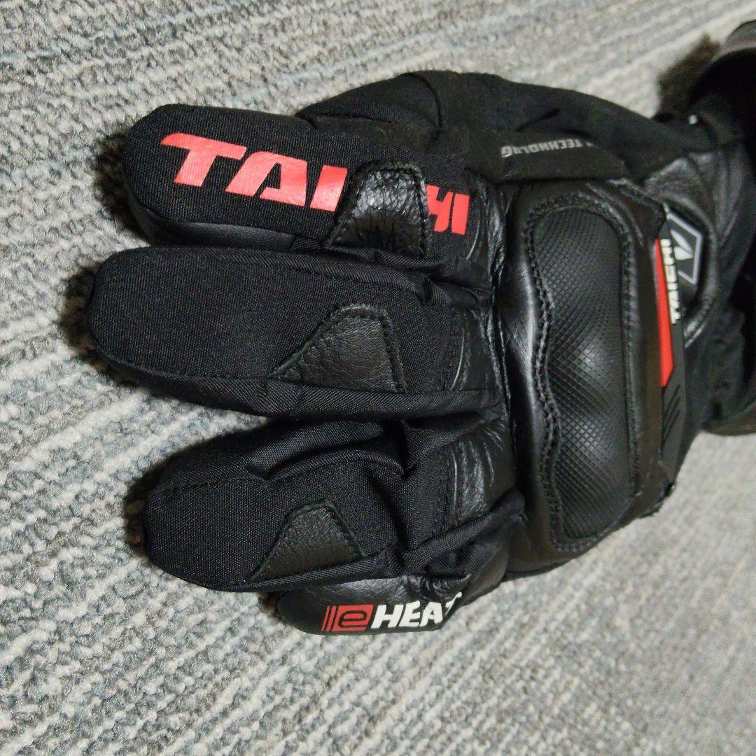 【美品】TAICHI 電熱グローブMサイズRST639 e-HEAT