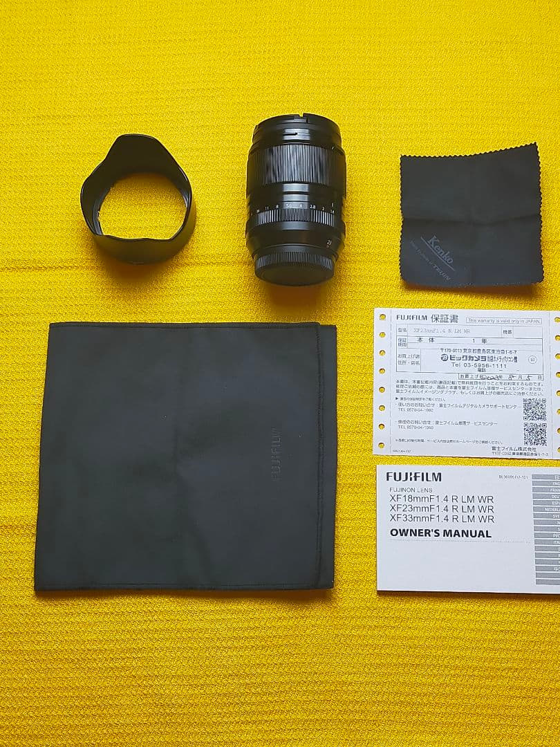 ほぼ新品！fujifilm フジノンレンズ XF23mmF1.4 R　LM WR