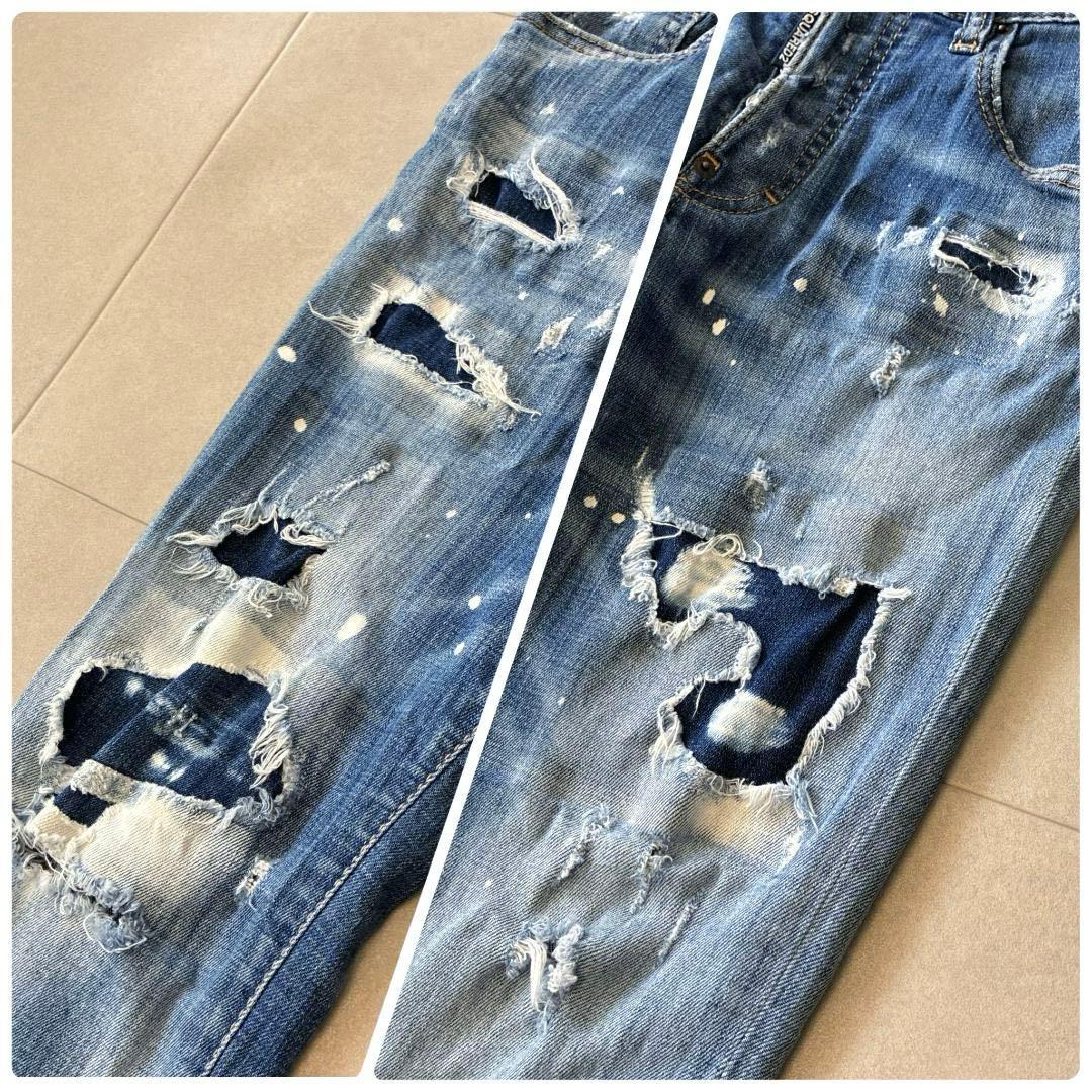 井上尚弥着用モデル DSQUARED2 スケータージーンズ ダメージデニム 42