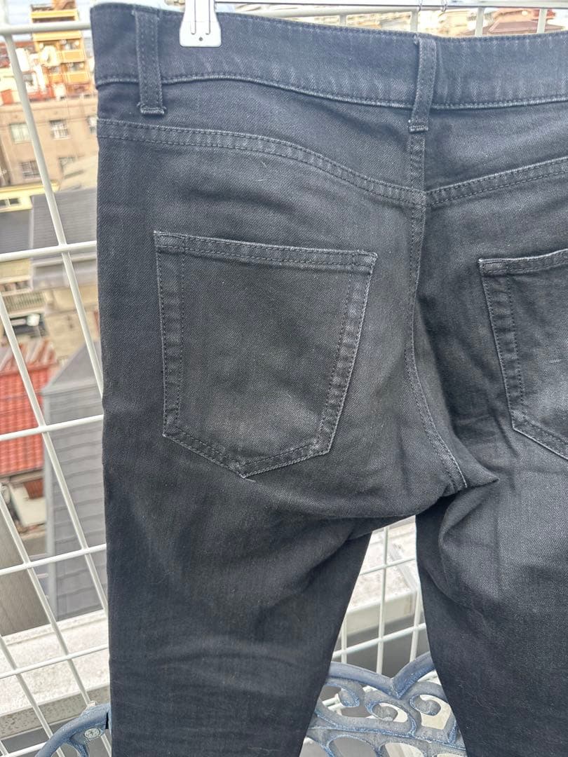 SAINT LAURENT PARIS エディ期ブラックスキニーデニムパンツ