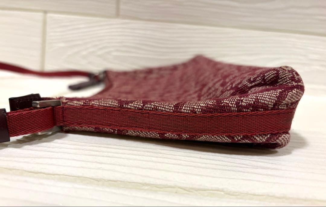 美品/クリスチャンディオール　アクセサリーポーチ　トロッター　キャンバス　レザー