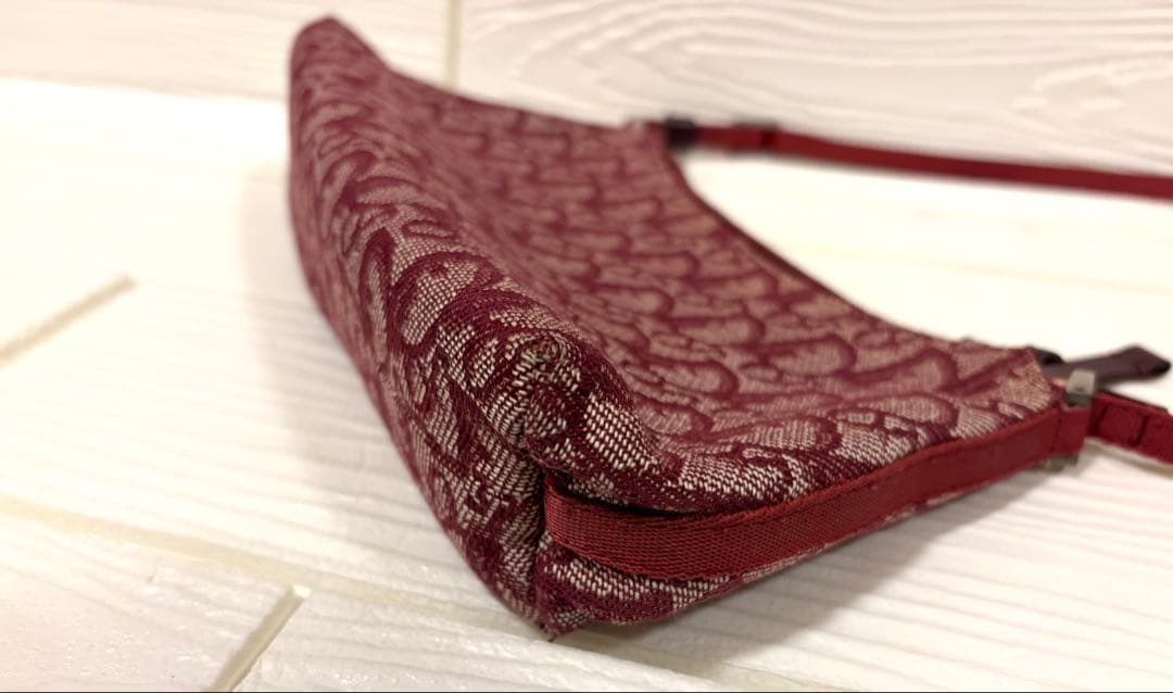 美品/クリスチャンディオール　アクセサリーポーチ　トロッター　キャンバス　レザー