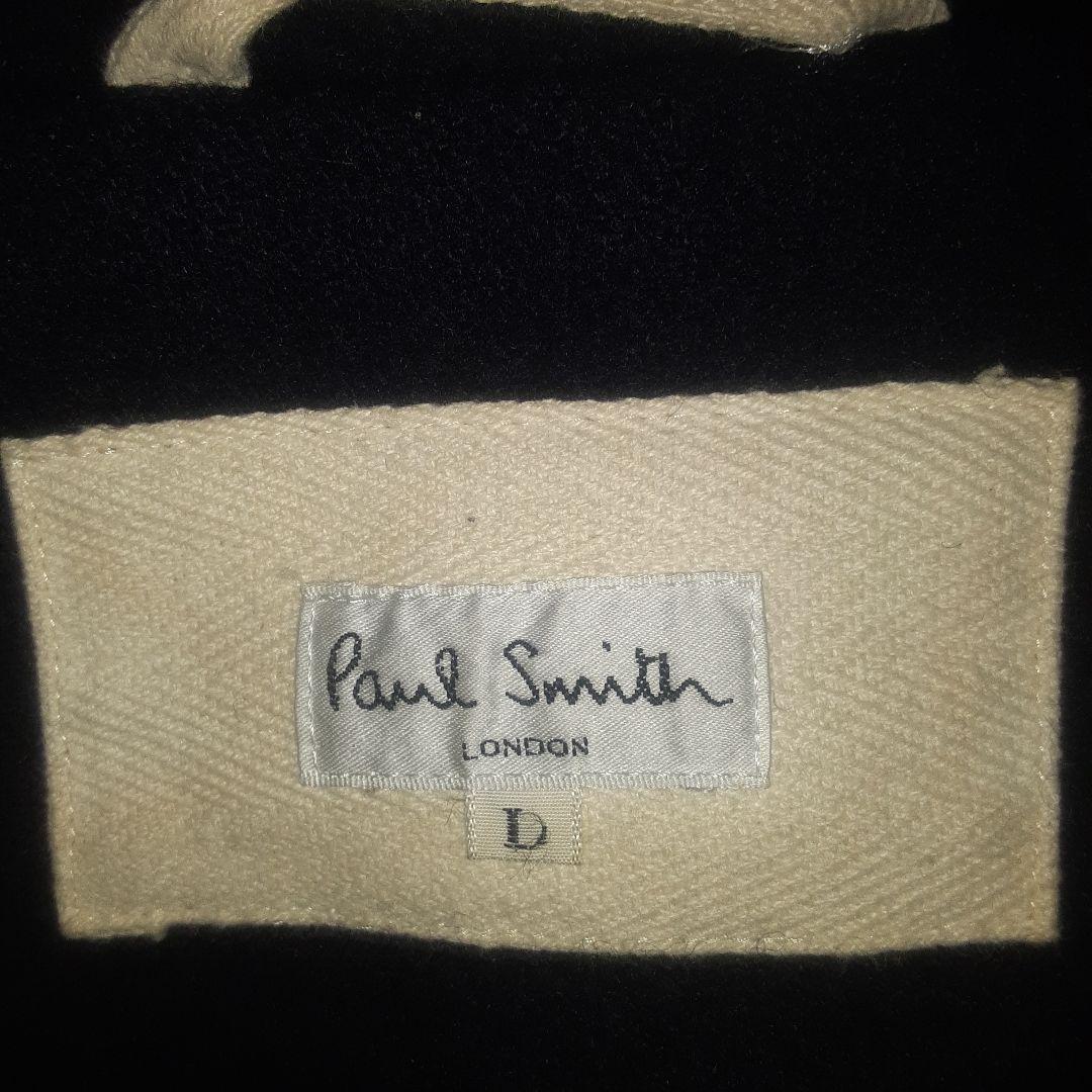 Paul Smith ダッフルロングコート ネイビー Lサイズ フード付き
