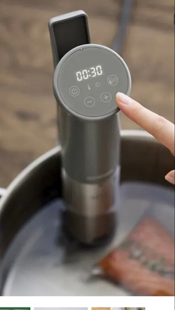 アイリスオーヤマ 低温調理器 LTC-04-H ウォームグレー