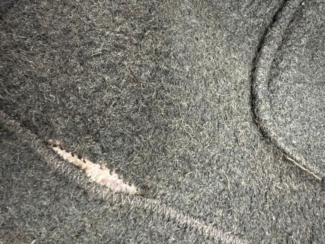 メゾンマルジェラ　フェイクムートンフーデッドコート　ダッフルコート 48 美品