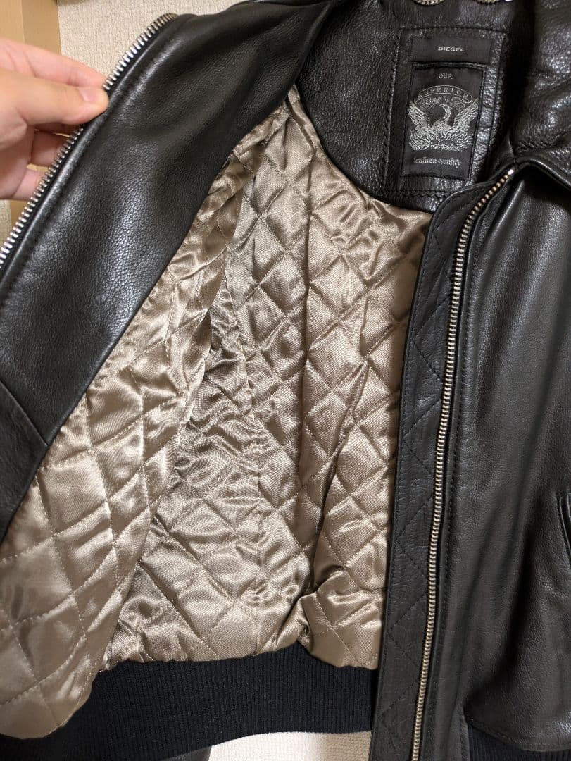 DIESEL 牛革 革ジャン レザージャケット