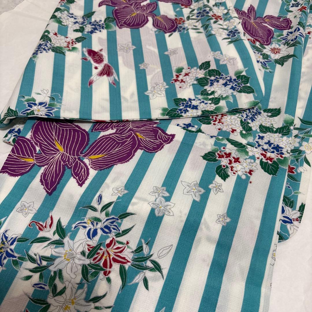 撫松庵　洗える浴衣　帯セット