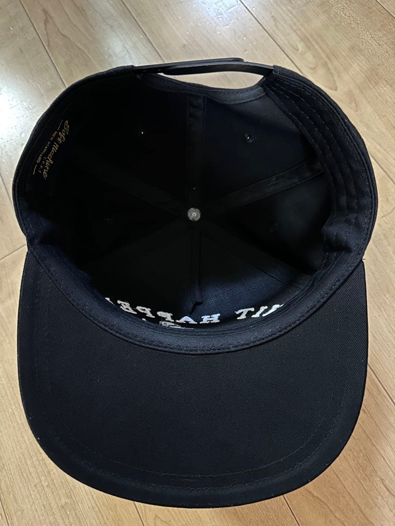 ほぼ未使用★SOFTMACHINE SHIT HAPPENS CAP BLACK