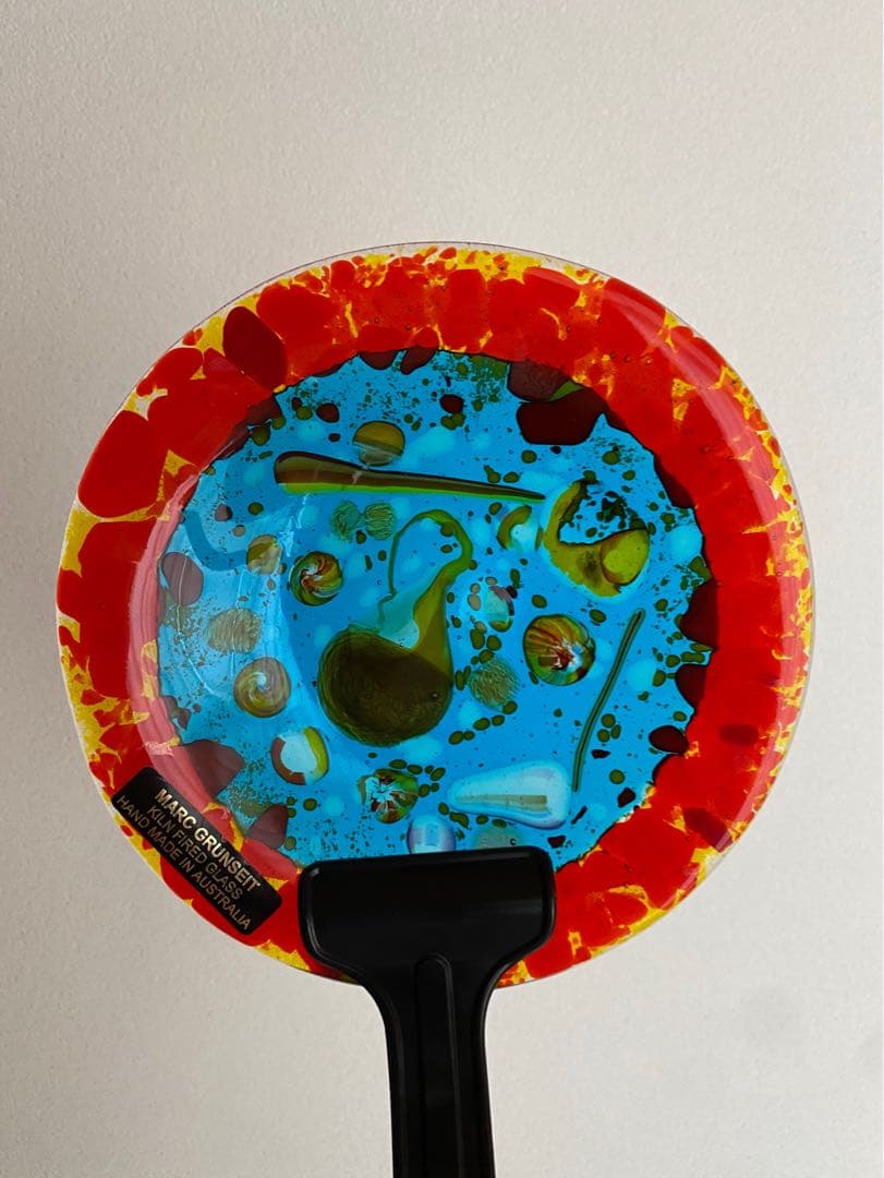 オーストラリア アンティーク ビンテージ 器 ガラス クリア 地球 太陽 新品