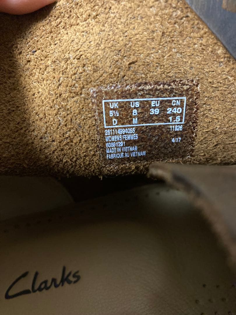 新品　Clarksクラークス　デザートブーツ ビーズワックス