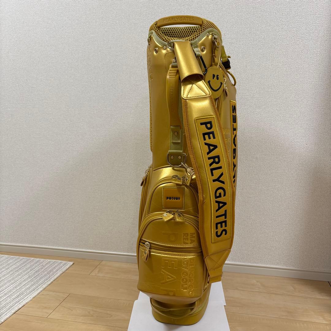 （希少）パーリーゲイツ　キャディバッグ　ゴールド