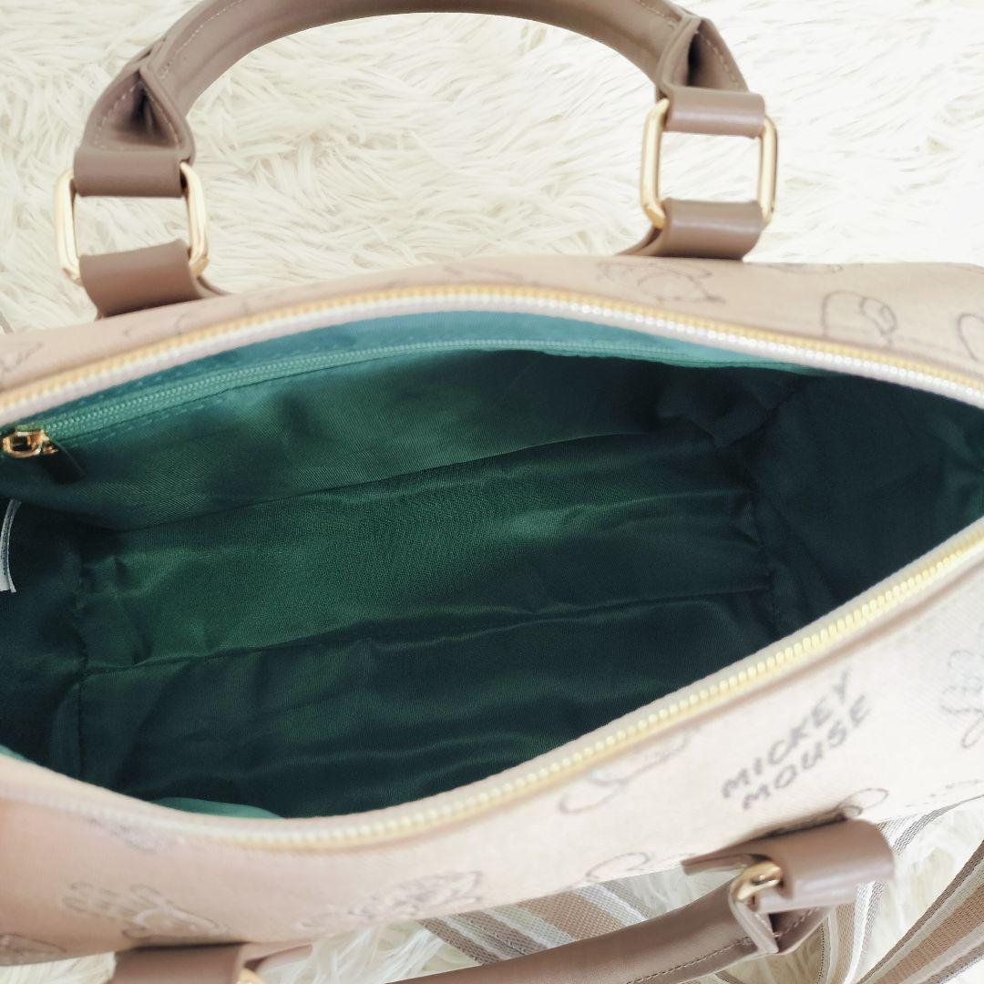 Disney トートバッグ ミッキー 総柄 2way ショルダーバッグ