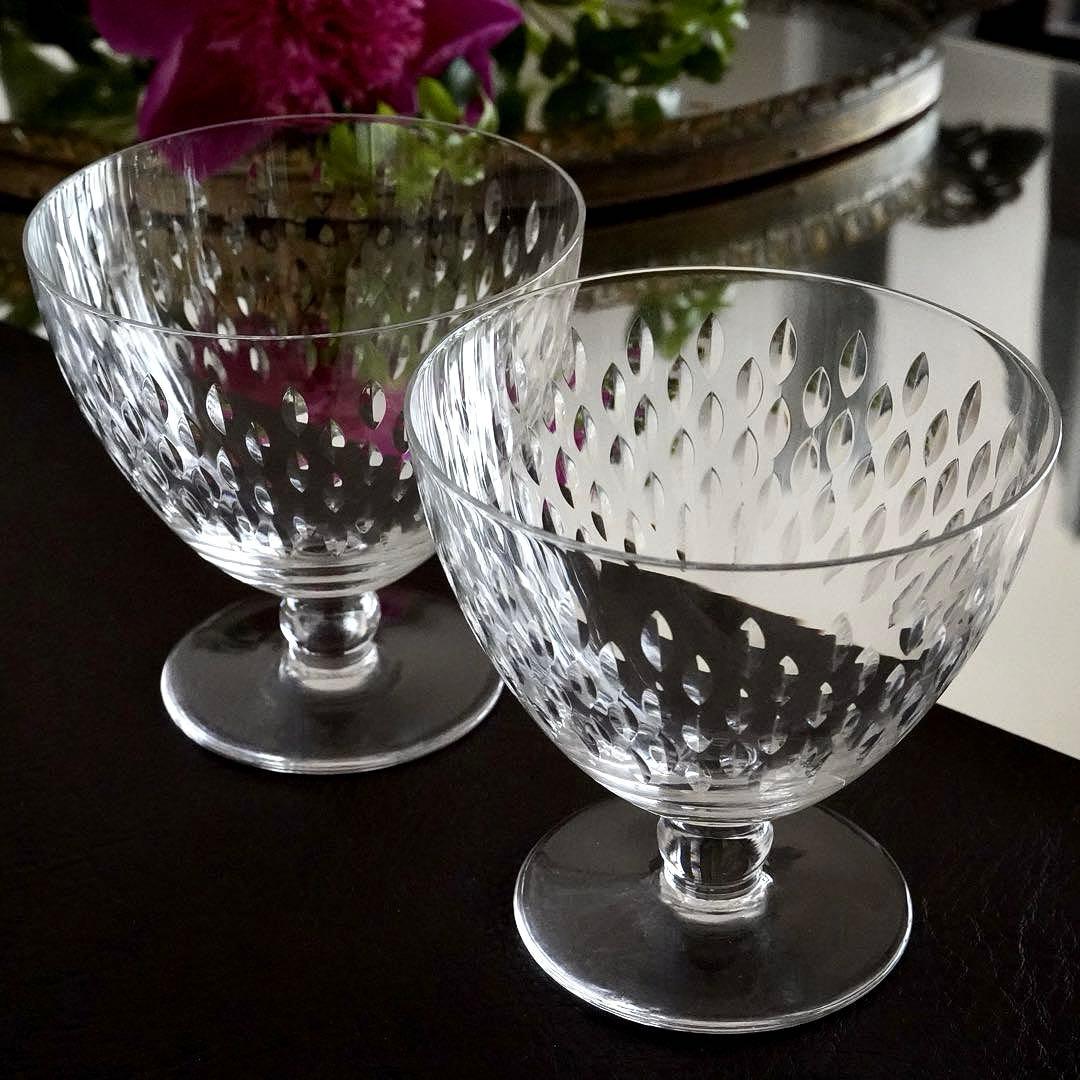 最大サイズ★美品★オールドバカラ★パリ★ウォーター グラス★ペア★赤ワインにも
