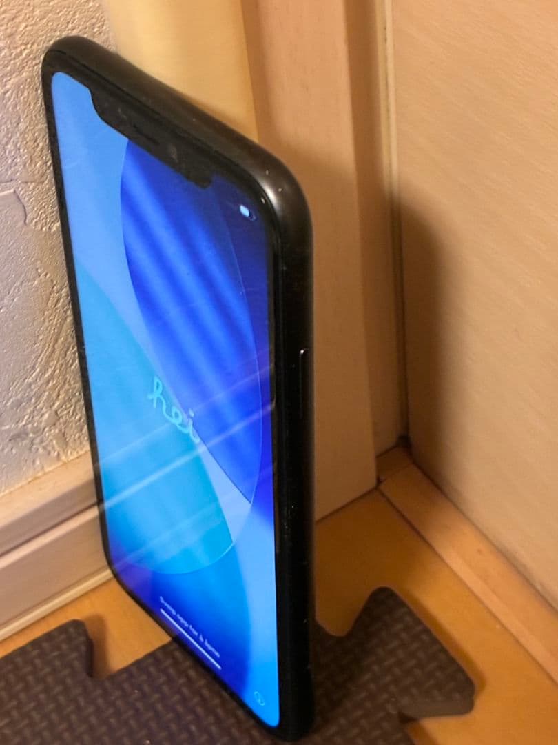 iPhone11 64GB ブラック SIMフリー バッテリー74% 付属品あり