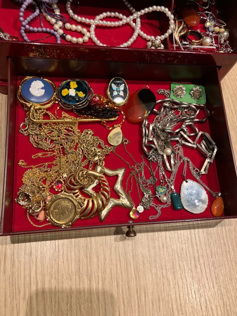 アクセサリー まとめ売り 整理品 金製不明 ネックレス ブローチイヤリング等