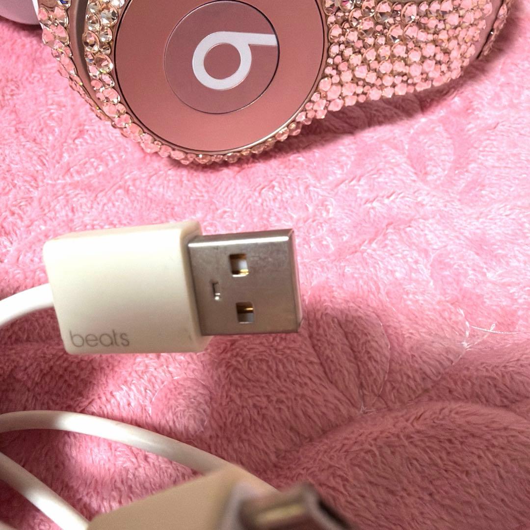 ビーツ　beats ワイヤレスヘッドセット ストーン装飾 ローズゴールド　正規品