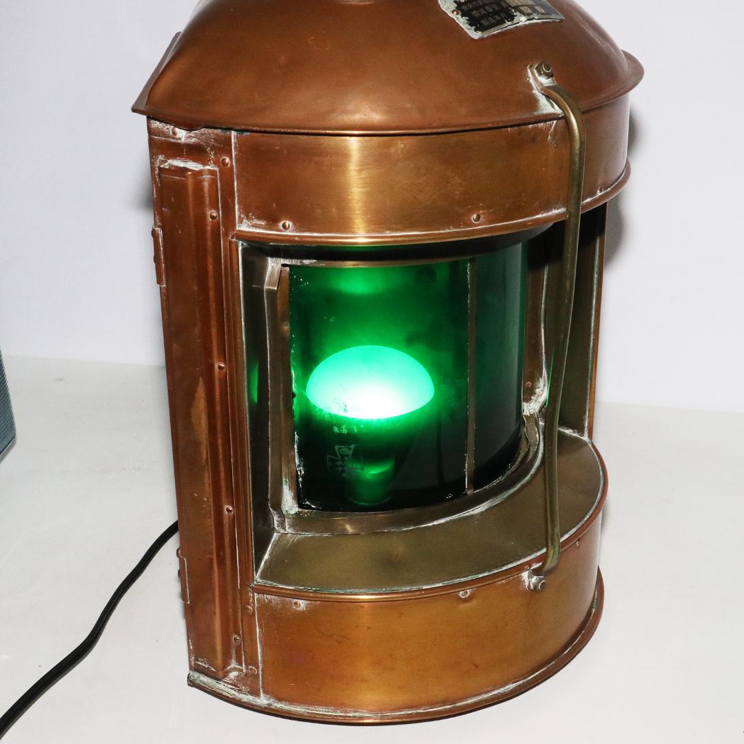 本多商店 甲種舷燈 SIDE LIGHT マリンランプ アンティーク 昭和13年