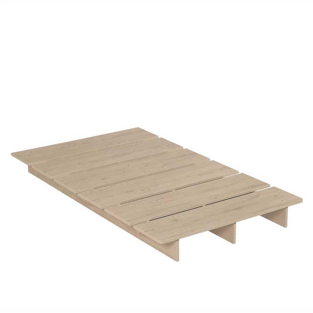 【新品】ステージ式ローベッド 幅100cm コンパクト