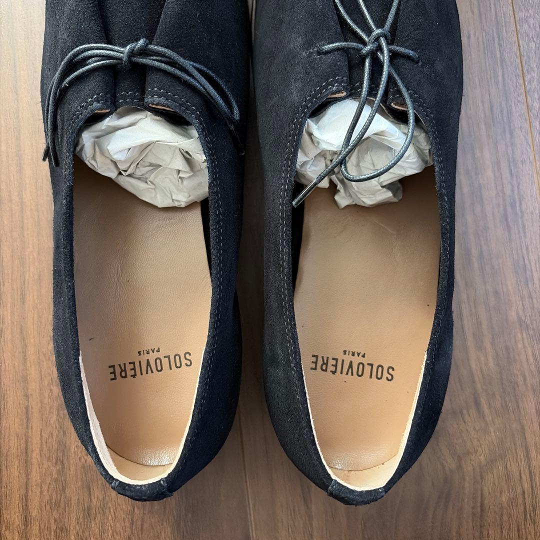 【新品】SOLOVIERE スエードシューズ/ サイズ40.5
