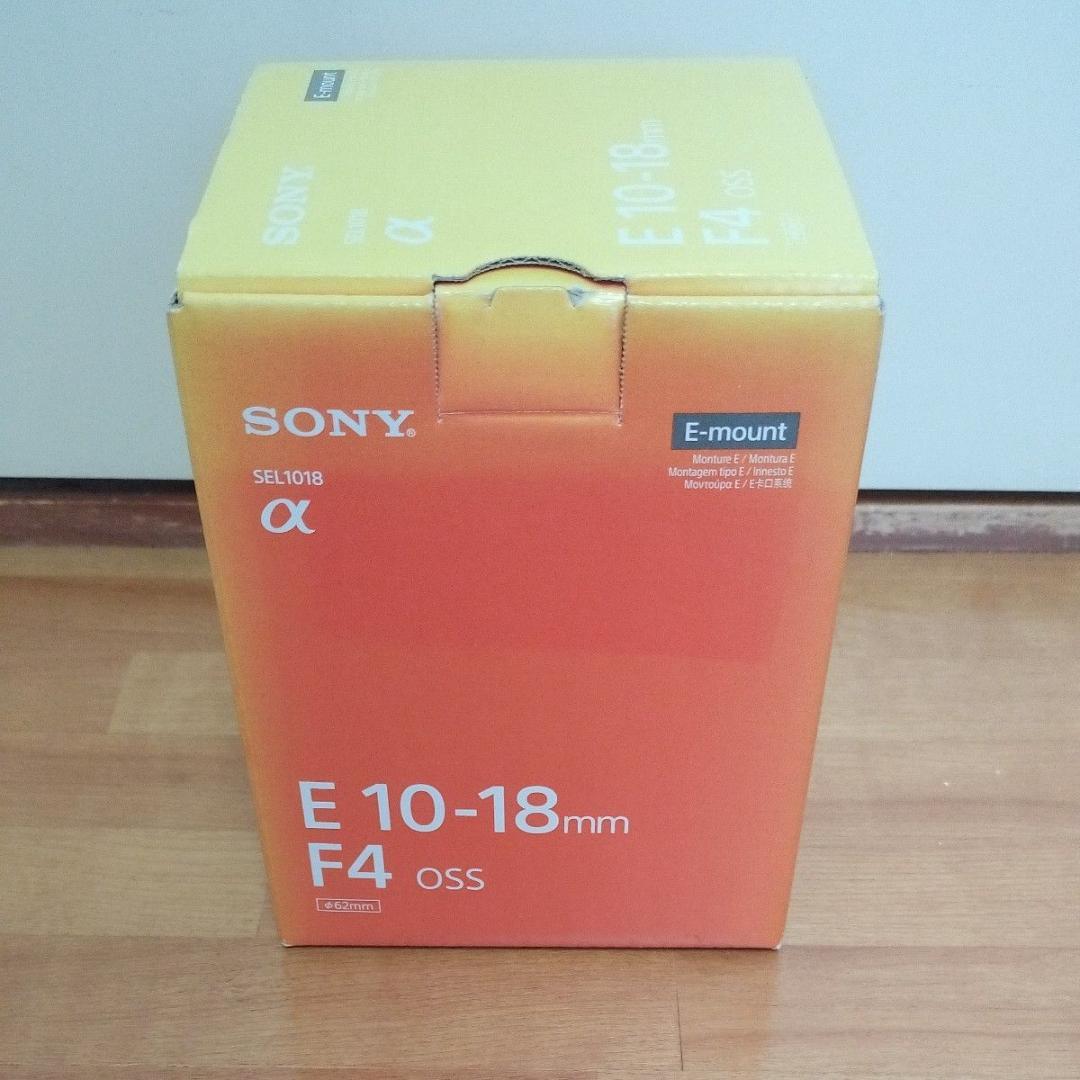 新品 SONY E 10-18mm F4 OSS SEL1018