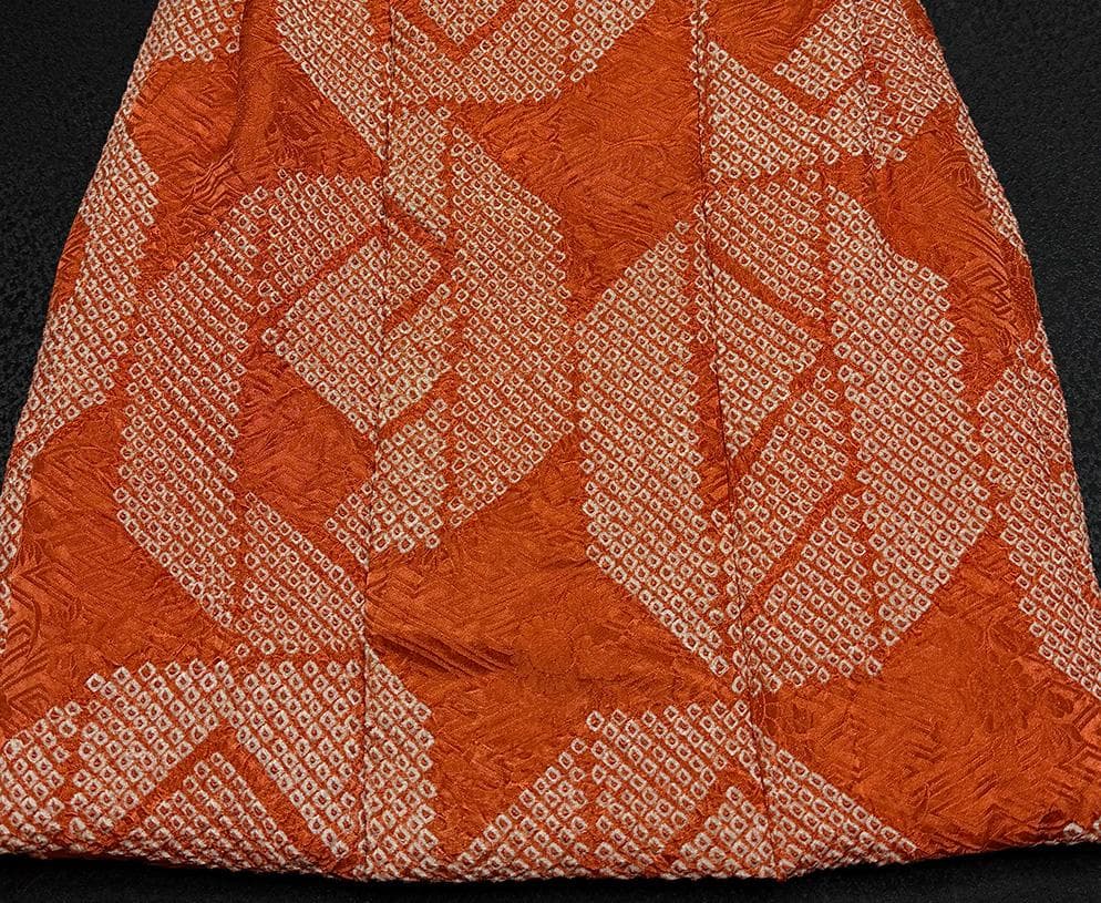 新品 七五三 3歳用 女児 絞り 被布コート 正絹 本絞り