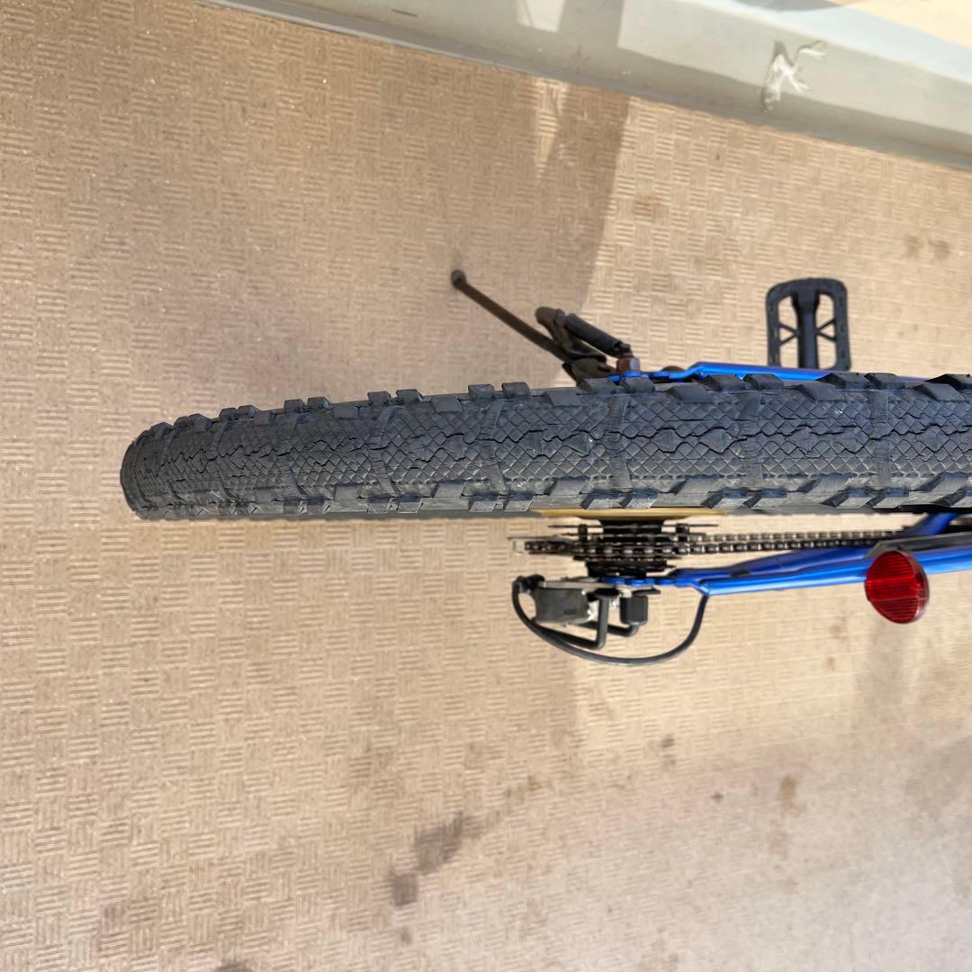 直接取引 熊本市　自転車 ドライドS3 青26 6段変速