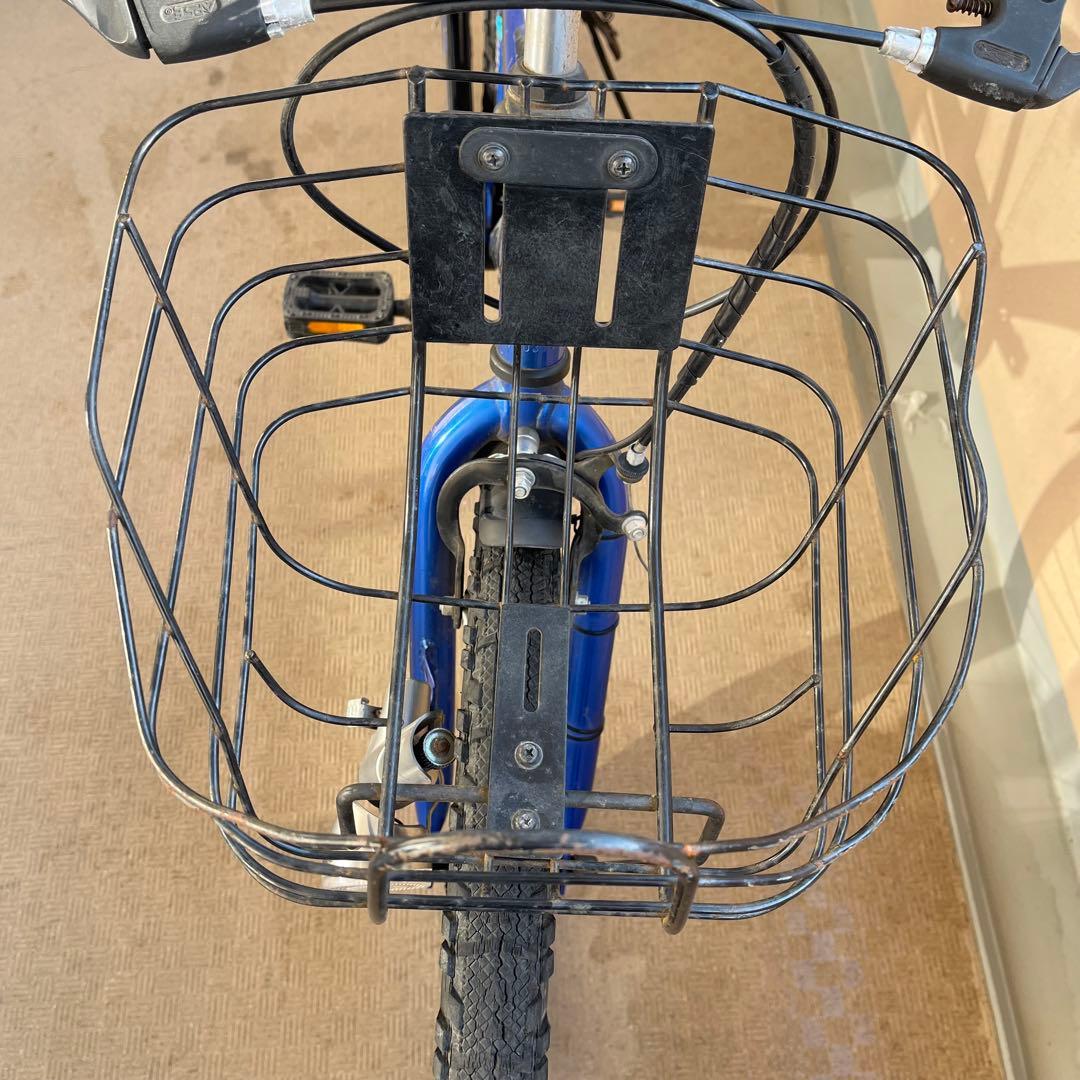 直接取引 熊本市　自転車 ドライドS3 青26 6段変速