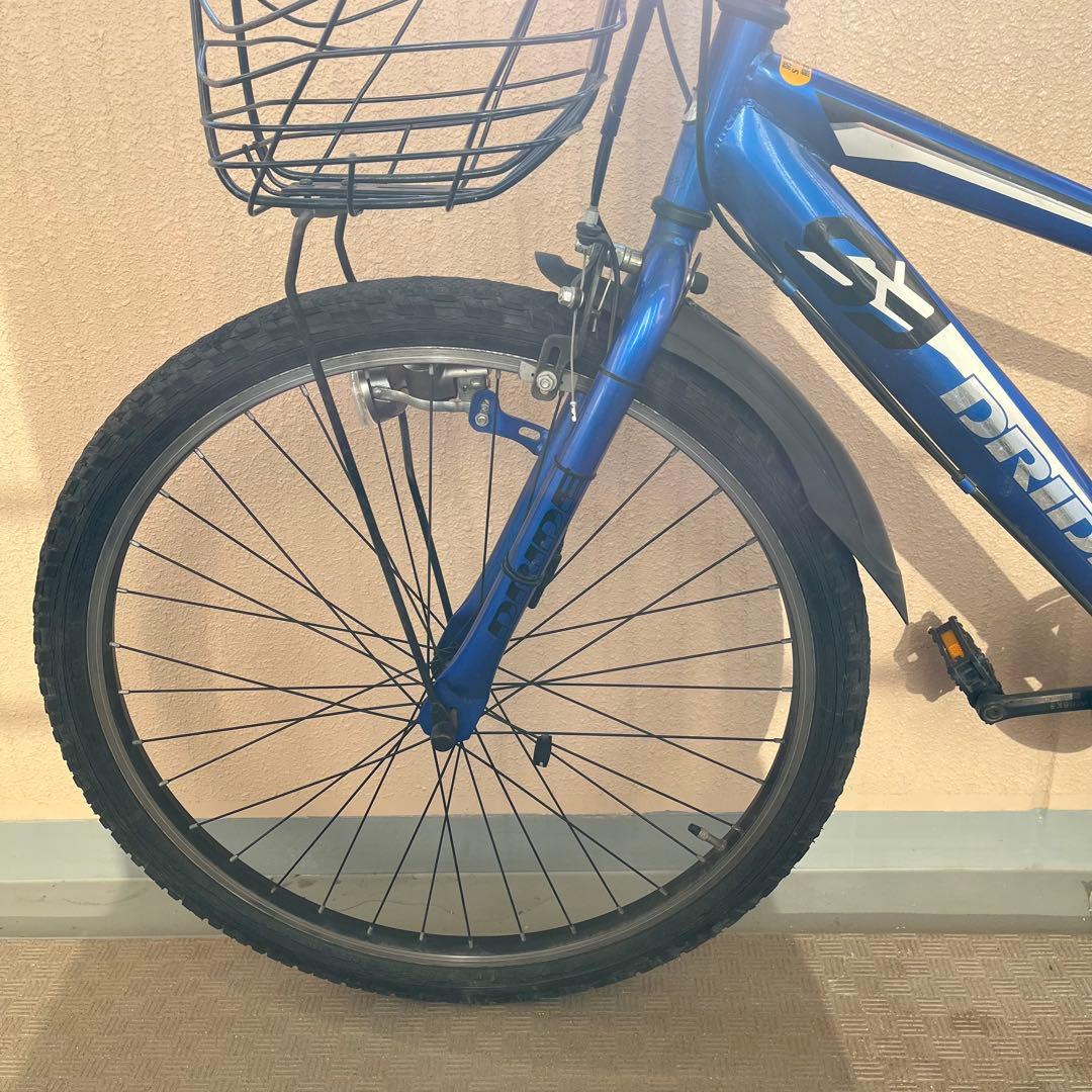 直接取引 熊本市　自転車 ドライドS3 青26 6段変速