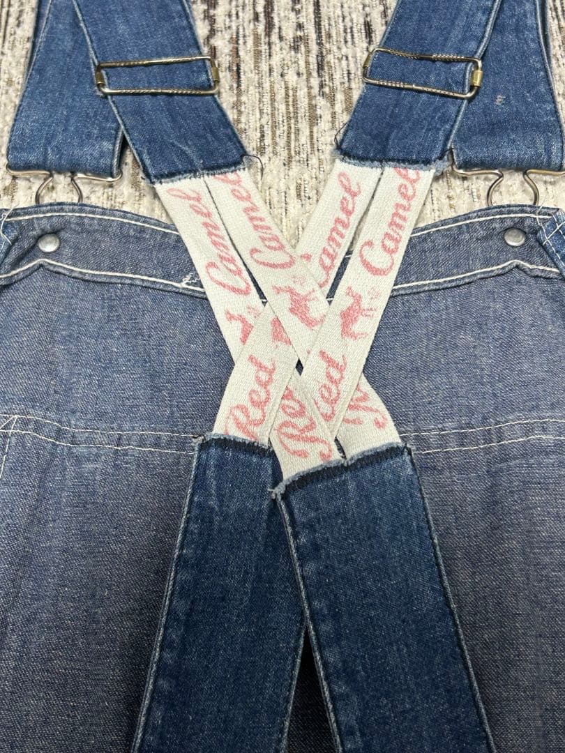 50s60s RED CAMEL オーバーオール 濃紺 USA製 ヴィンテージ