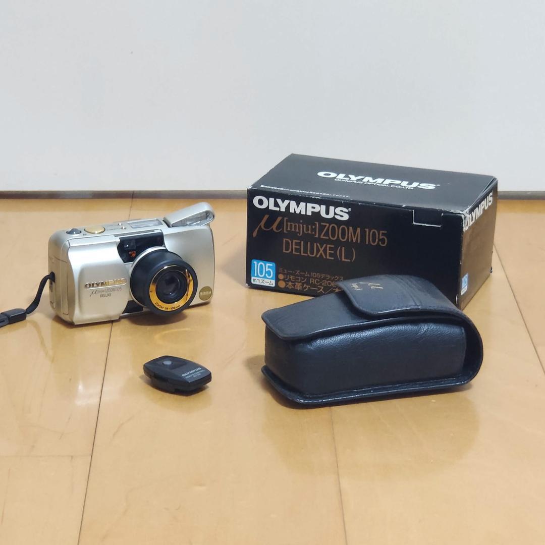 【動作品】Olympus μ mju ZOOM 105 DELUXE 元箱付き