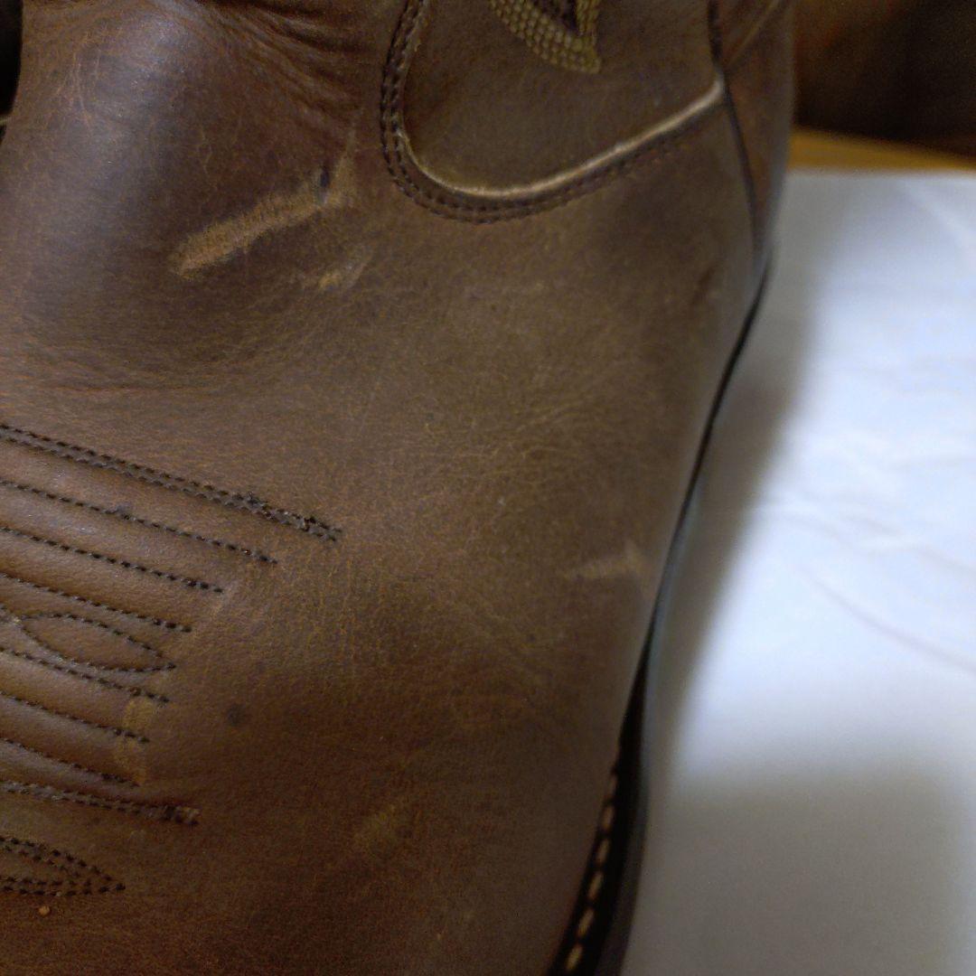 JUSTIN ウェスタンブーツ　サイズ8 1/2 　レザー　茶色　メンズ
