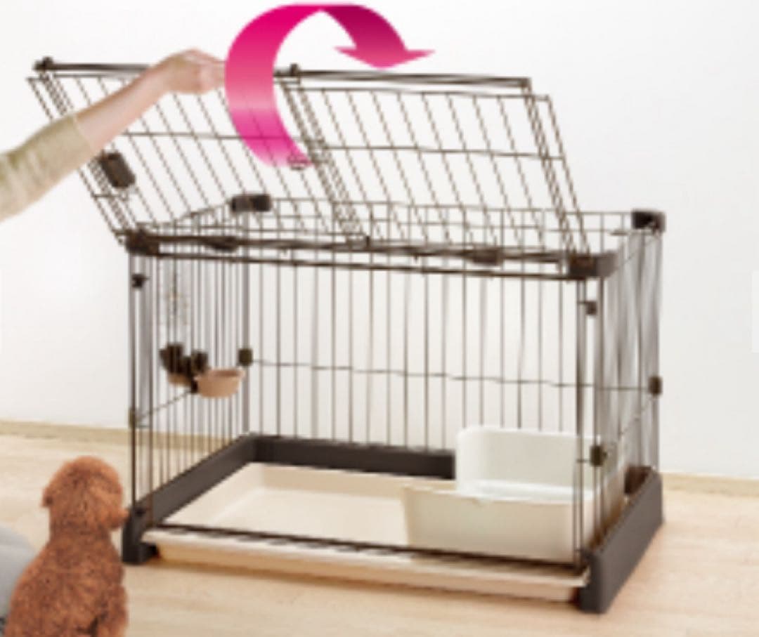 Richell /犬用ケージ　もっとお掃除簡単ペットサークル 小型犬用　訳あり