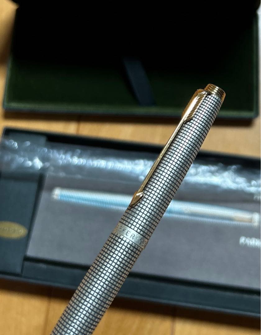 PARKER 75 シズレ 初期モデル スターリングシルバー × 14金　未使用