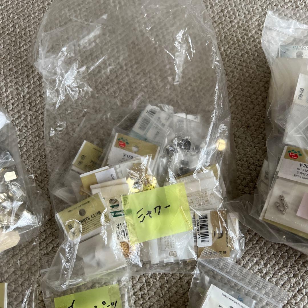 アクセサリー制作ツールと材料セットまとめ売り