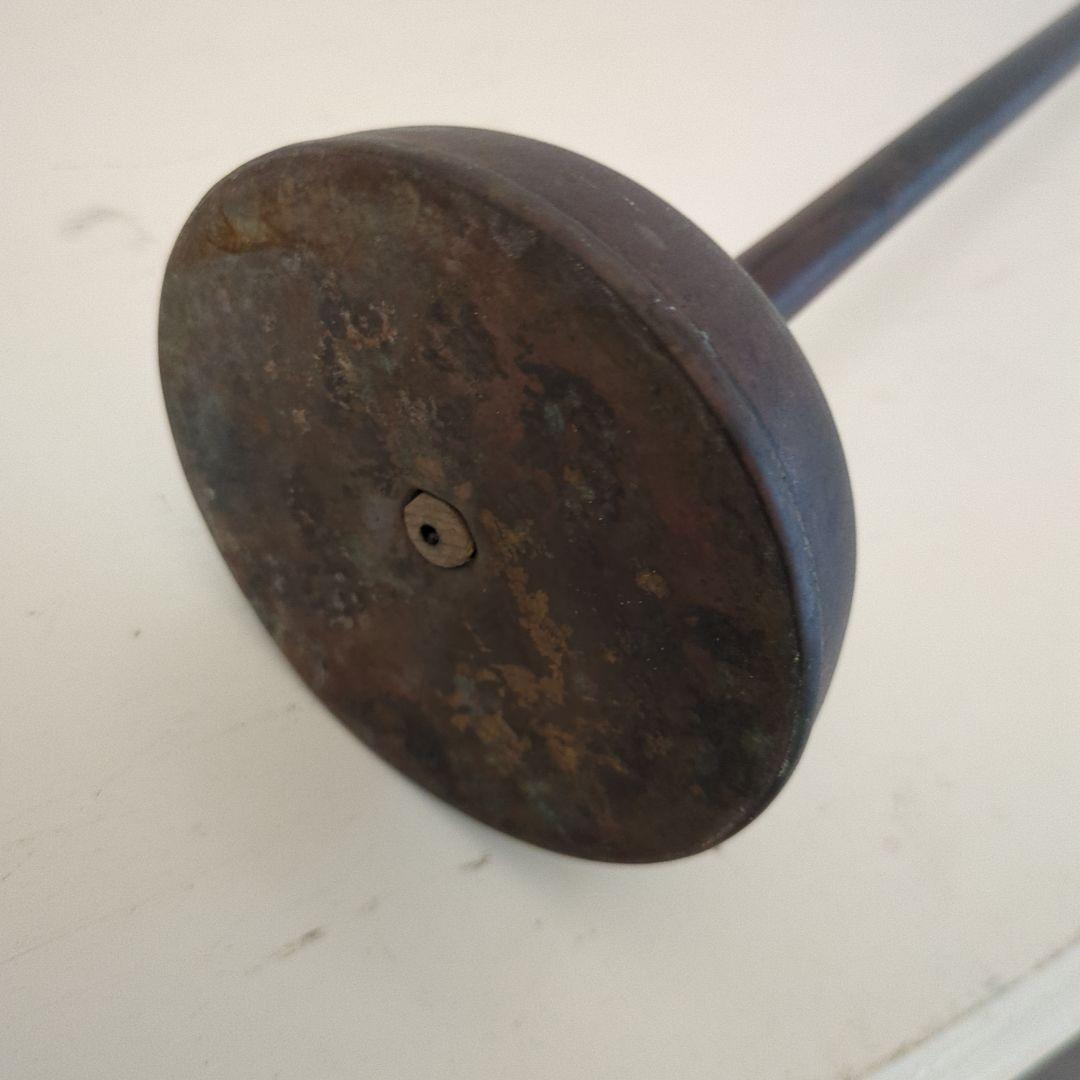 骨董 燭台 金属製 キャンドルスタンド オブジェ ろうそく立 シンプル