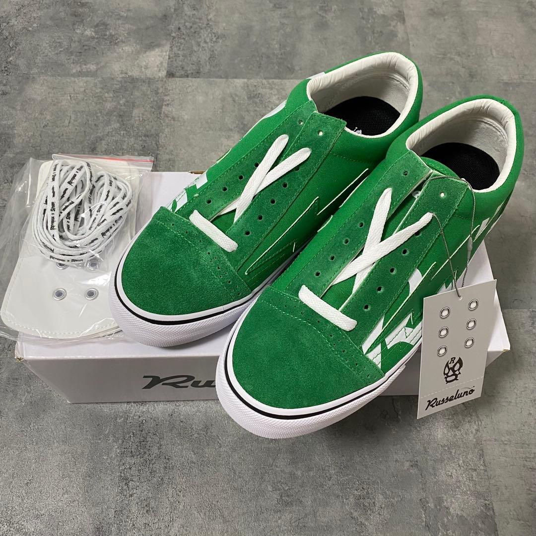 【新品】Russelunoラッセルノ コラボ ゴルフシューズ　グリーン　27cm