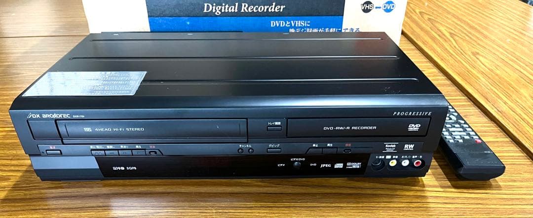 DX BROADTEC DVD/VHSレコーダー DXR170V