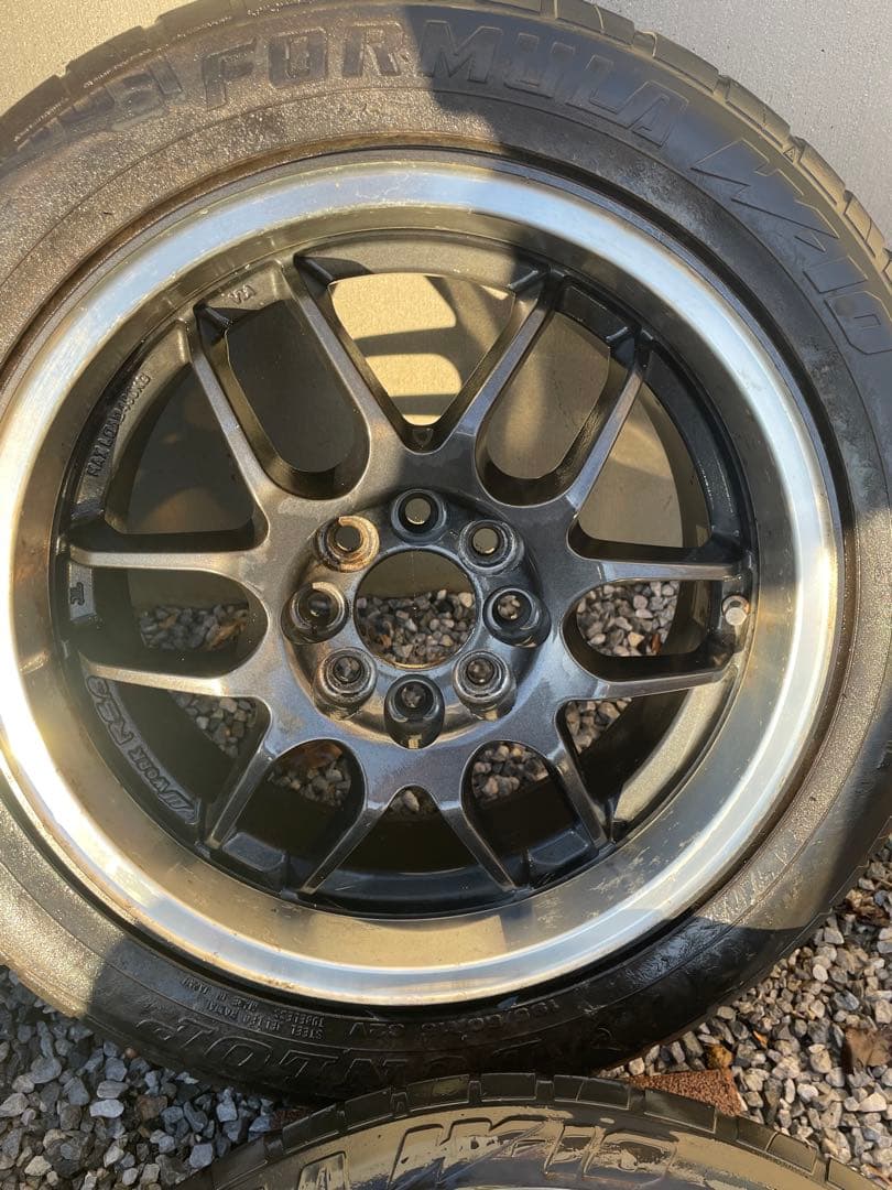 当時物、WORK　RSβ 15インチ 6.5J　4H　PCD100、+42