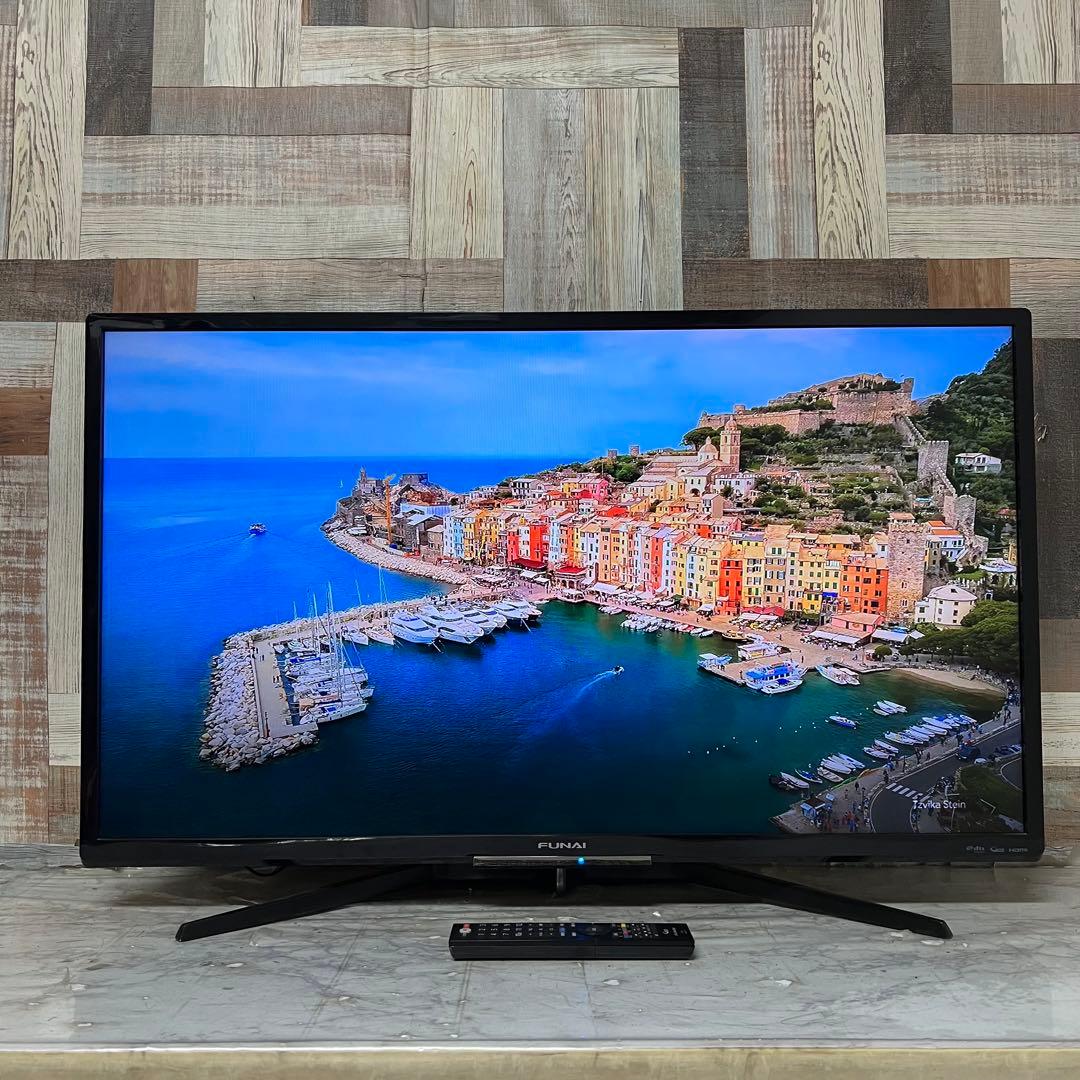 全国送料込❣️フナイ40V型HDD録画機能付液晶テレビ見ながら録画、予約が可能。